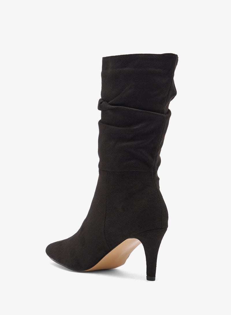 Ginger Pointed Toe Slouched Ankle Boots - Image 3