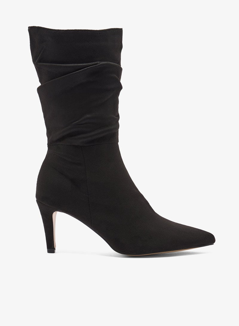 Ginger Pointed Toe Slouched Ankle Boots - Image 2