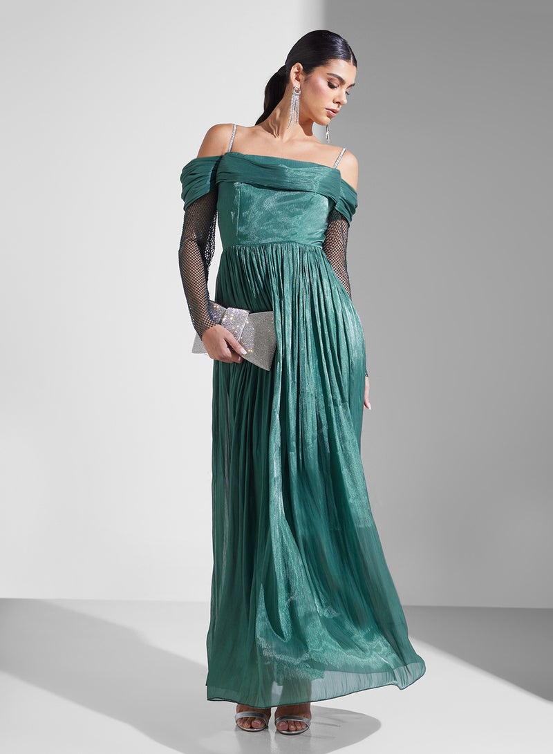 Namshi x Emerald Off-Shoulder Dress - Image 1