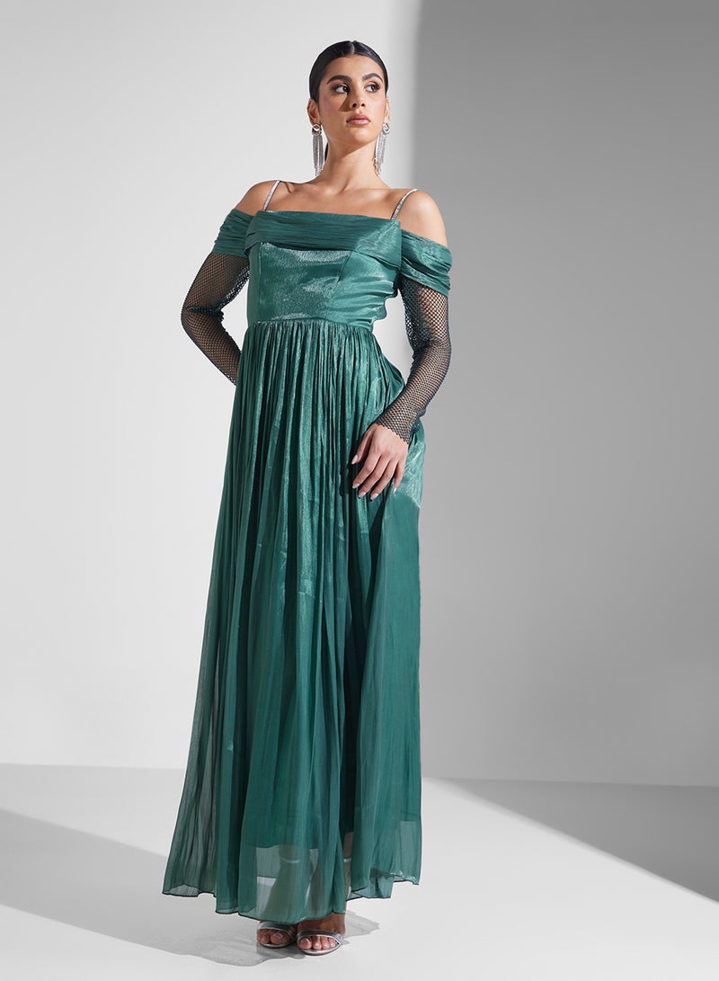 Namshi x Emerald Off-Shoulder Dress - Image 5