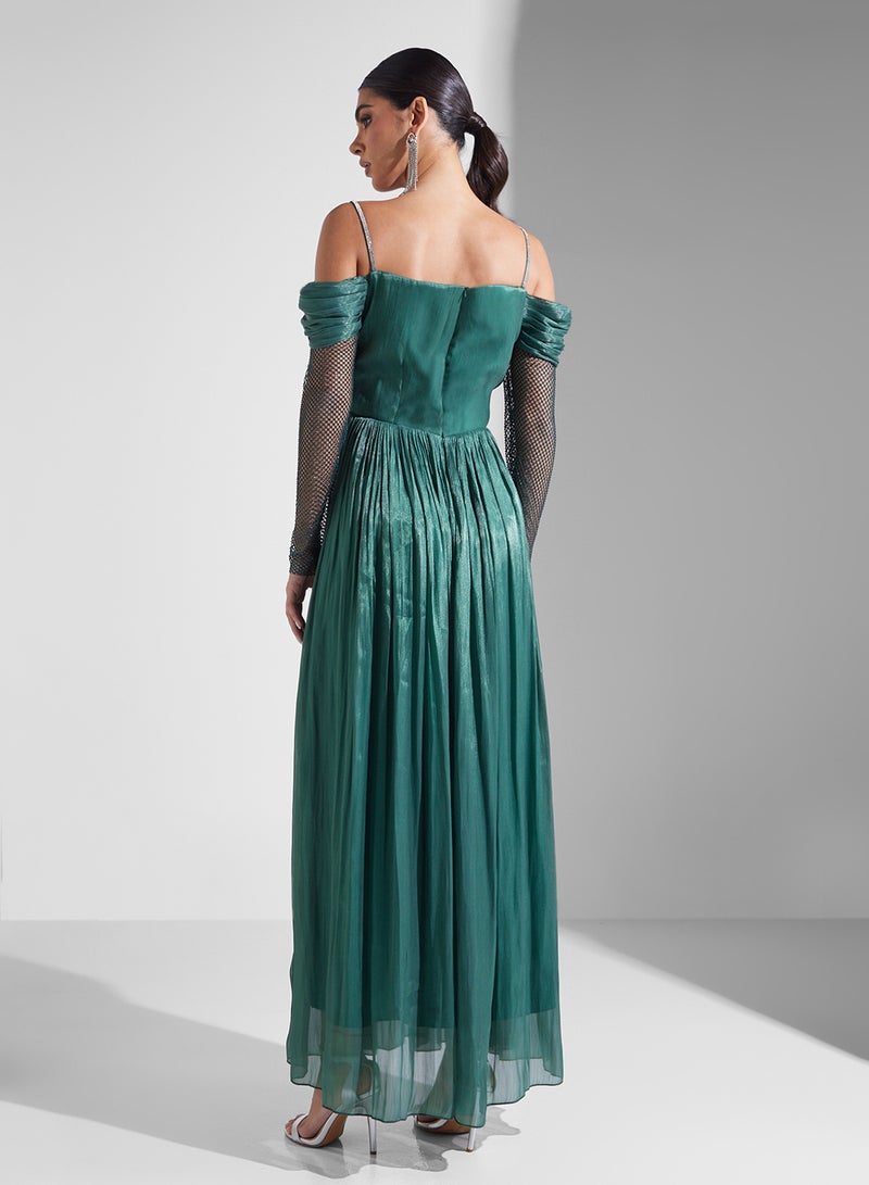 Namshi x Emerald Off-Shoulder Dress - Image 2