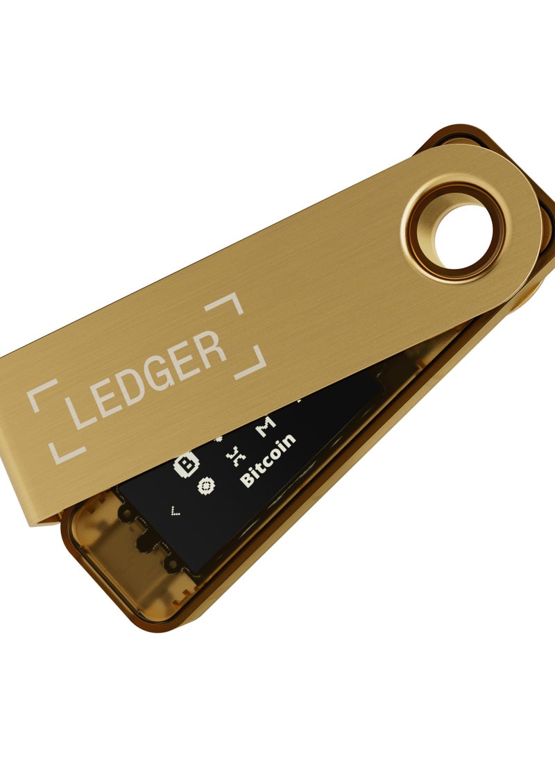 Ledger Nano S Plus Hardware Wallet | Safest Crypto & NFT Cold Storage, OLED Screen, Type-C Connectivity, 5000+ Coins Supported, for Android, MacOS & Windows - Gold - Image 4