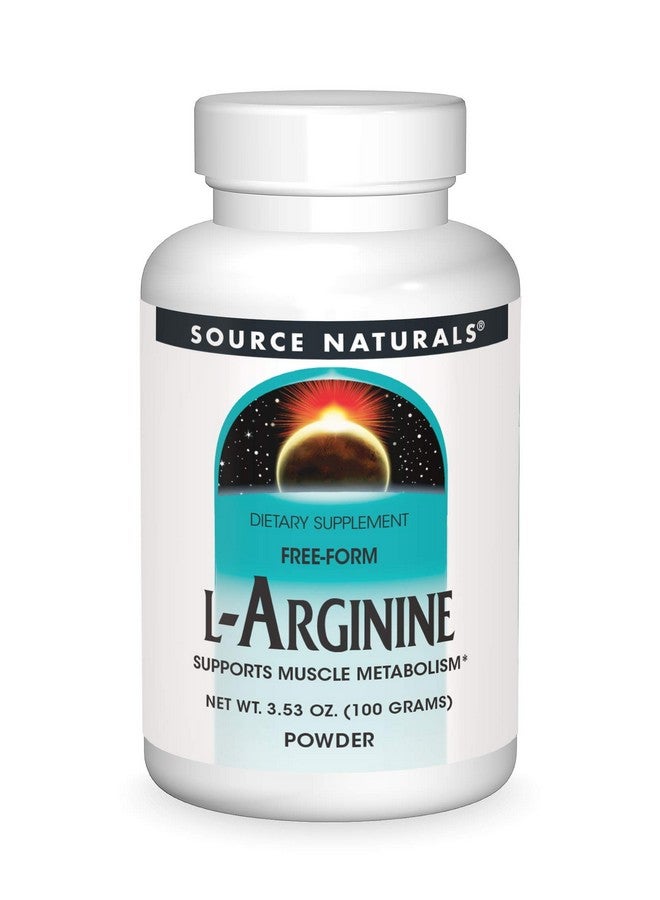 Source Naturals مكمل مسحوق L أرجينين حر 100 جرام - Image 1