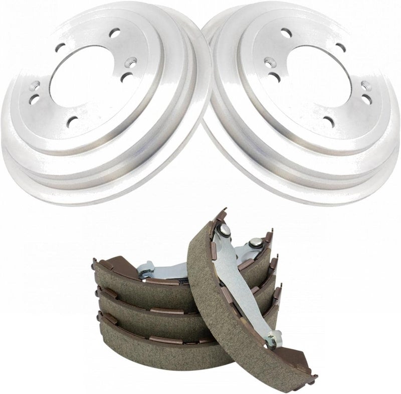 TRQ Rear Brake Shoe & Drum Kit Compatible with Hyundai Elantra Venue - Image 3