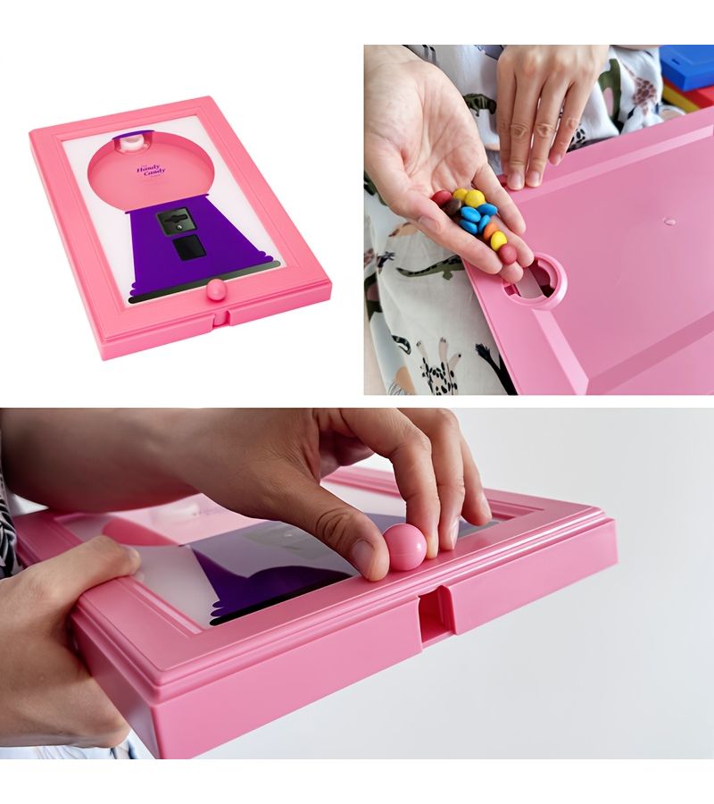 Pink Candy Twister Dispenser Wall Mounted Photo Frame For Treats - Image 2