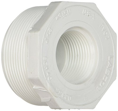 Genova Products 34320 PVC Sch. 40 Threaded Reducing Bushings, 2" x 1" - Image 3