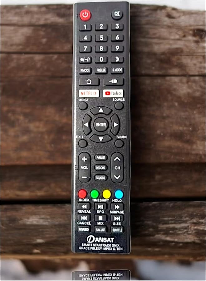 إيروريكس جهاز تحكم عن بعد بديل متوافق مع أجهزة تلفاز Dansat وImpax LCD LED - Image 1