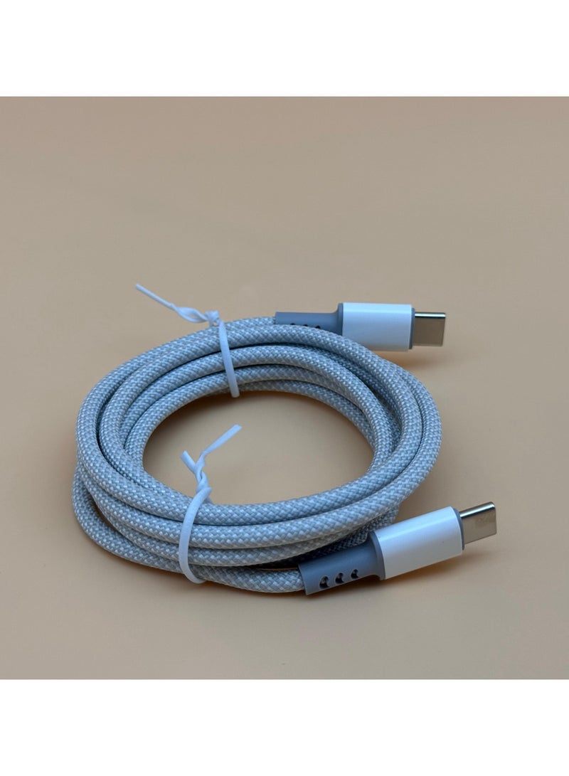 Cat - Cot كابل Cat-Cot USB-C إلى USB-C 3.0A للشحن السريع ونقل البيانات – كابل سلكي سائل سيليكون بطول 1.5م (CC03) - Image 3