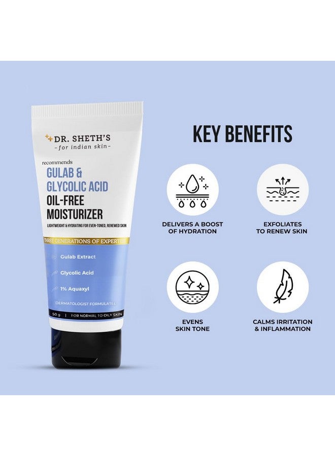 Dr. Sheth's Gulab & Glycolic Acid Oilfree Moisturizer50G - Image 3