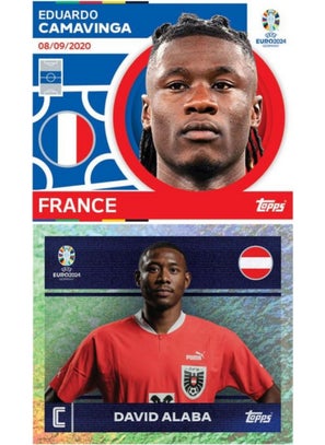 Toyfest Germany Euro 2024 European Championship Match Attax - 8 Football Player Sticker Package (48 Stickers)  - Image 4