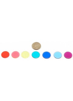 Hygloss Products Inc 100Pk Chipsplastic Color Bingo Supplies Discs For Counting Game Tokens Markerstranslucent 7/8" Diameter 100 Pcs  - Image 3