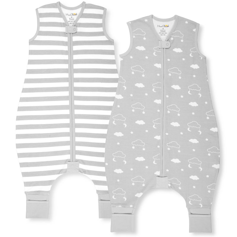 Mama Cheetah Mama Cheetah Toddler Sleep Sack with Feet 2T 05 TOG Organic Cotton Baby Wearable Blankets with Legs Baby Sleeping Bag for Walkers Early Walker Medium