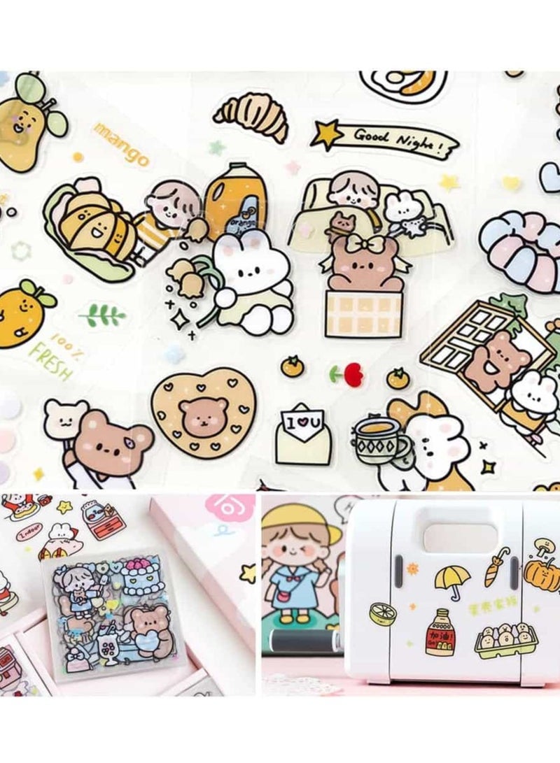 ميتوي 100 قطعة من ملصقات الكرتون للماء - Image 5