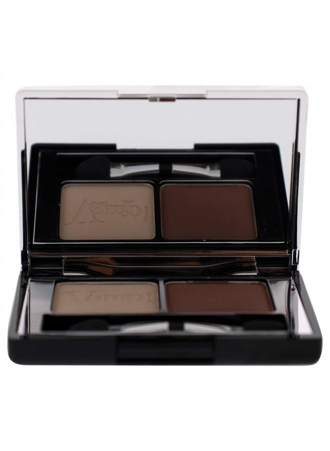 PUPA Milano Vamp! Compact Duo Eyeshadow - Adjustable Coverage And Great Blendability - High Concentration Of Pigments - Extra Fine And Texture - 005 Milk Chocolate - 0.078 Oz