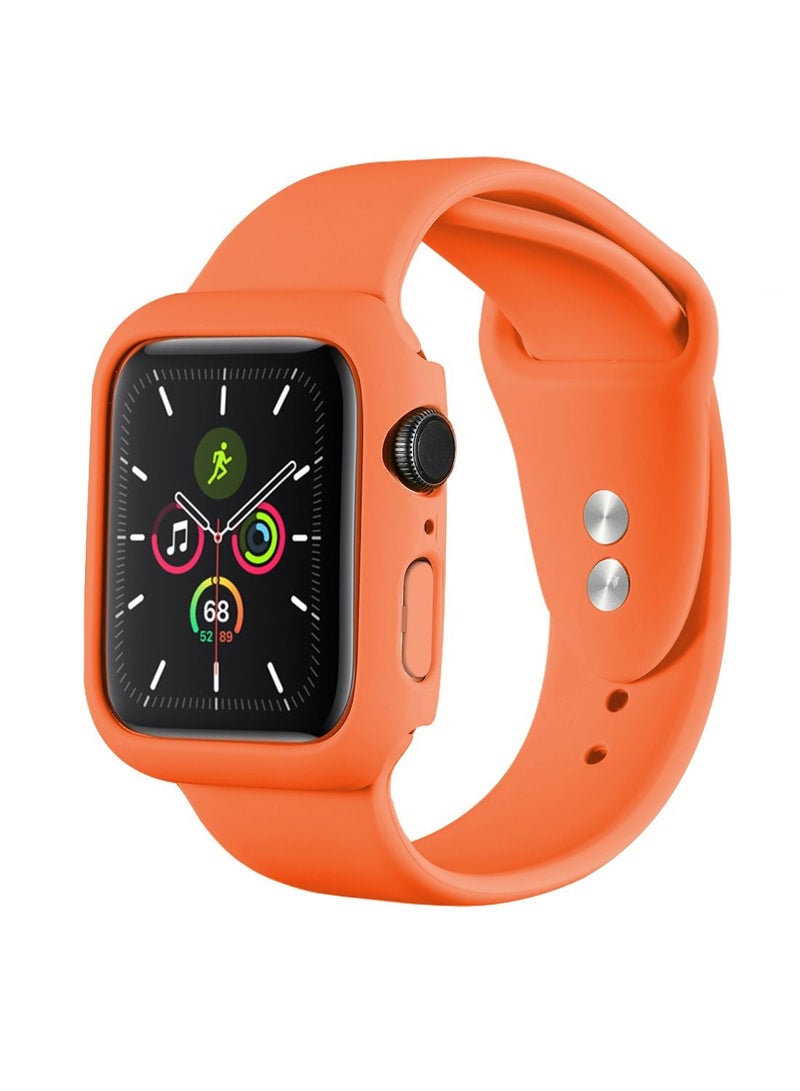 GULFLINK Silicone Watch Band 220mm Length for Apple iWatch 7 45mm - Image 4