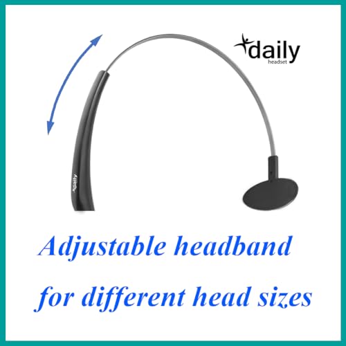 daily headset DailyHeadset RJ9 Corded Headset for Analog Phones Aastra Nortel Polycom Digium ShoreTel NEC Telephones - Image 3