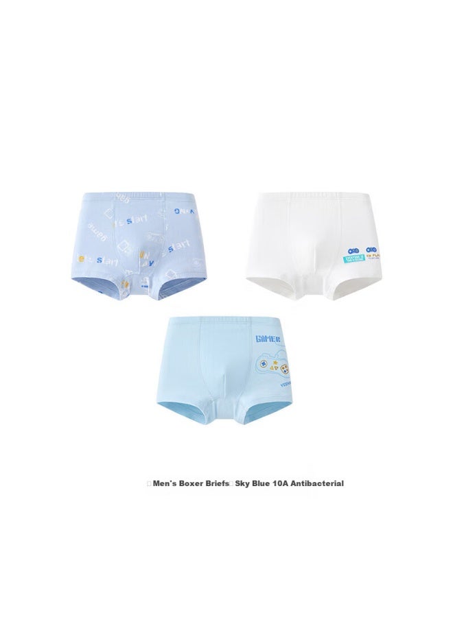 Yeehoo Kids Antibacterial Boxer Briefs Ultra-soft Breathable Comfortable All-season Skin-friendly Boys' Boxer Shorts For Older Children - Image 5