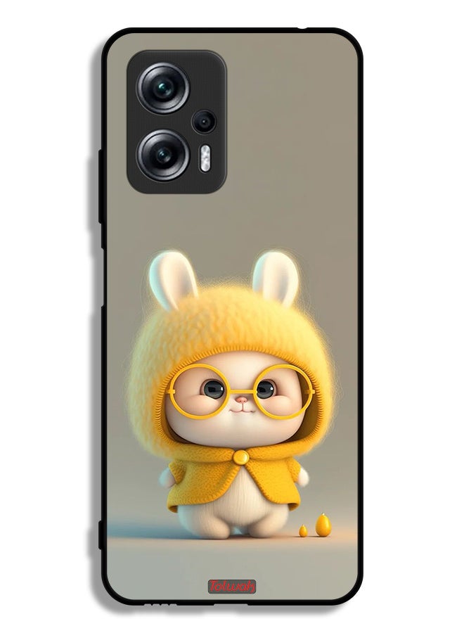 Tolwak Xiaomi Redmi Note 11T Pro Plus 5G Protective Case Cover Baby Rabbit - Image 2