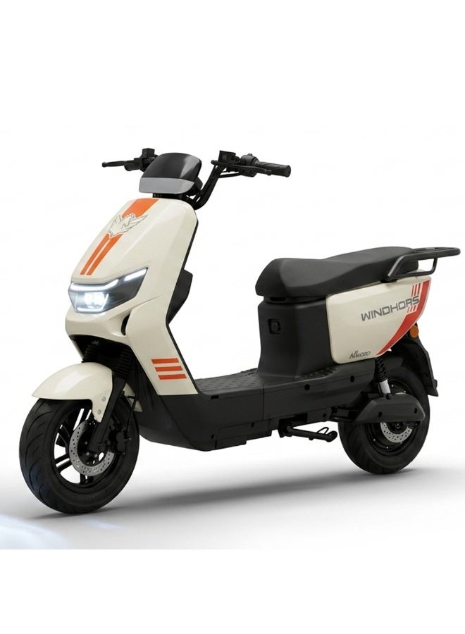Wind Horse M5 Pro Electric Bike 1500W Powerful Motor, 80KM/H High-Speed, 60V 20Ah, 50KM Range, 14-Inch Tires, Carbon Alloy Frame, NFC Smart Keys, Dual Suspension – Ultra Performance E-Bike for Adults - Image 4
