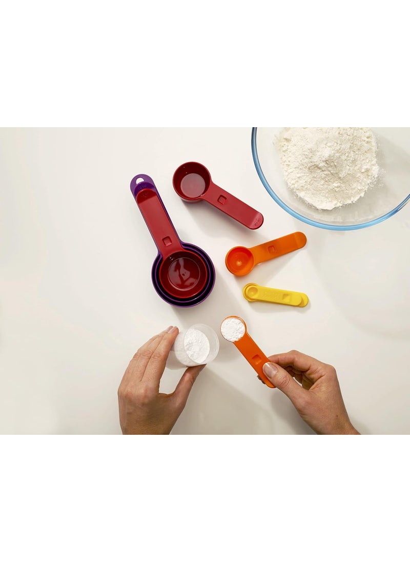 Joseph Joseph Joseph Joseph Nest Plastic Measuring Cup Set 8Pieces Yellow Standard 40019  - Image 4