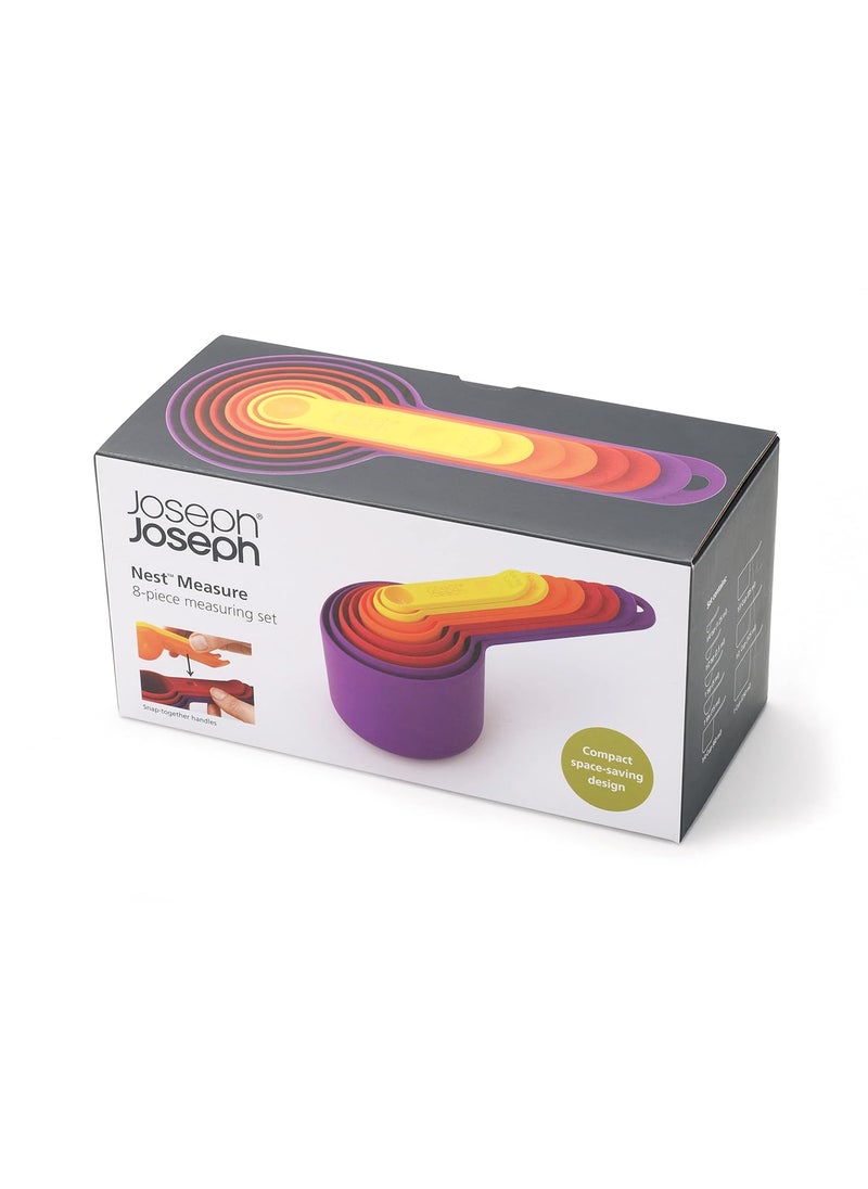 Joseph Joseph Joseph Joseph Nest Plastic Measuring Cup Set 8Pieces Yellow Standard 40019  - Image 5