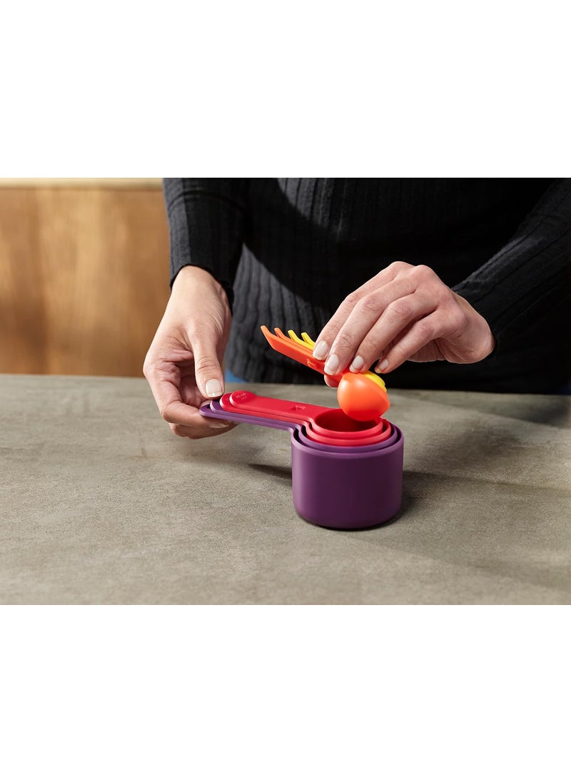 Joseph Joseph Joseph Joseph Nest Plastic Measuring Cup Set 8Pieces Yellow Standard 40019  - Image 3
