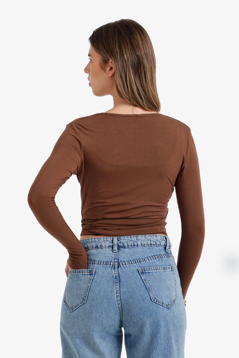 Carina Wrap Lounge Cardigan - Image 4