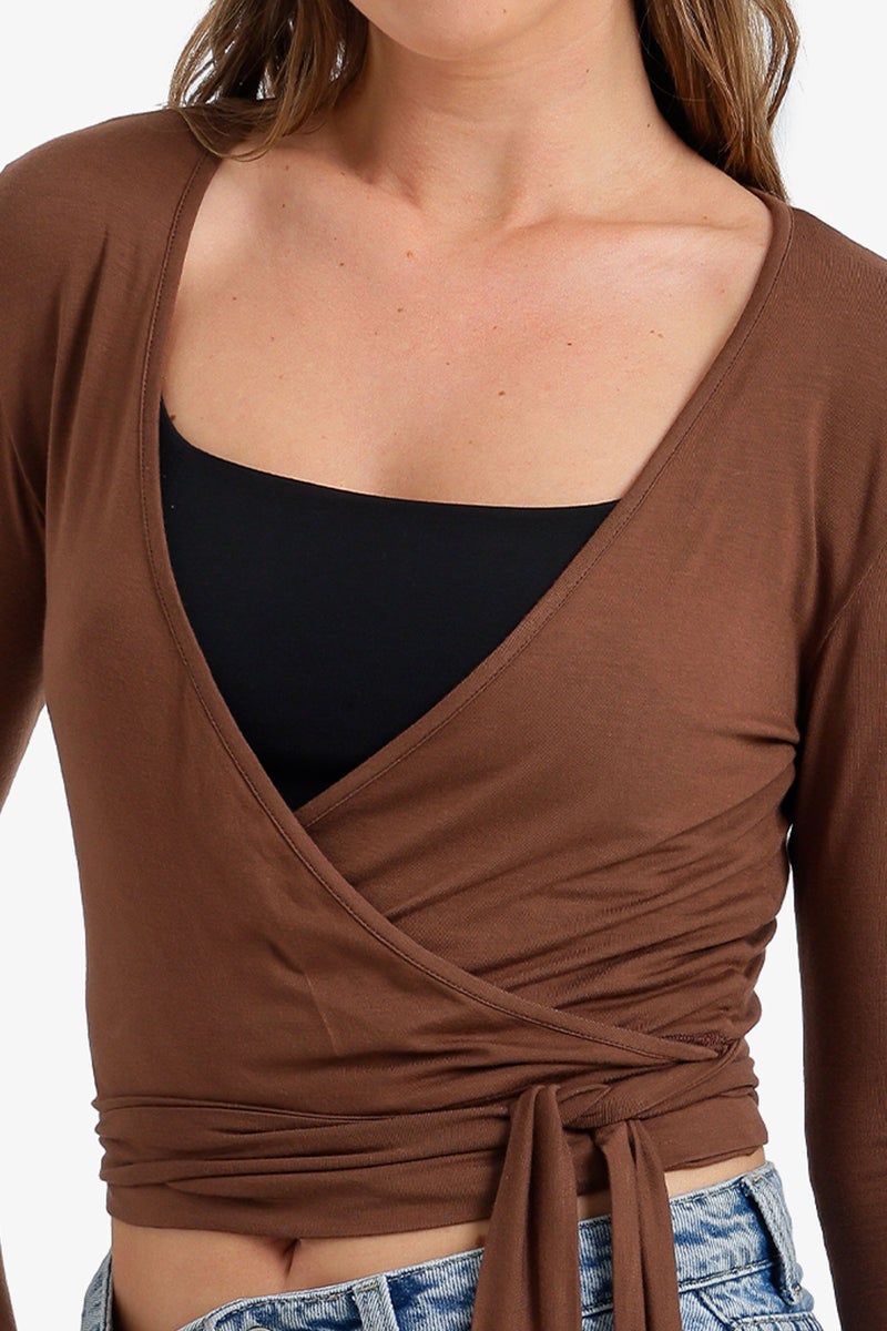 Carina Wrap Lounge Cardigan - Image 5