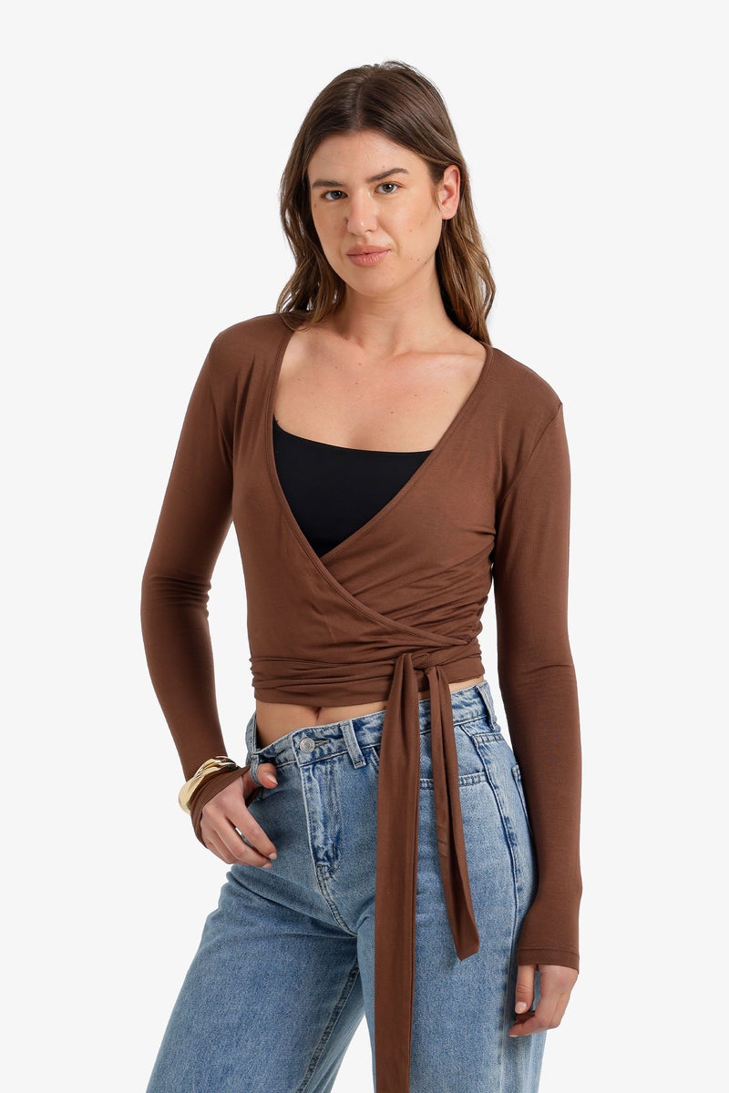Carina Wrap Lounge Cardigan - Image 2