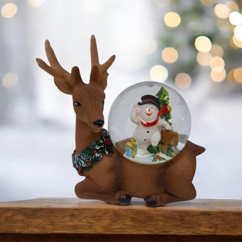 زينة عيد الميلاد - رأس السنة الجديدة - كرات الماء - أشكال متنوعة (رجل الثلج)