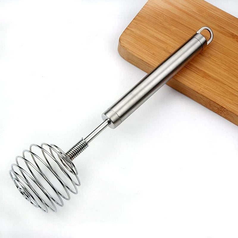 SKDBPM Kitchen Balloon Whisk Stainless Steel Spring Egg Beater Milk Whipper for Blending Whisking Beating or StirringPack of 1 - Image 1