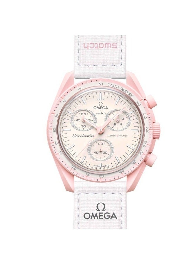Swatch MoonSwatch Bioceramic Mission to Venus SO33P100 - 42 mm - Pink - Image 2