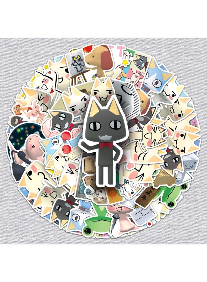 NIBEMINENT 50 Pcs Cartoon Doro Cat Deco Kit Waterproof Stickers, High Definition Printing Bright Colors, Suitable for Laptop Skateboard Luggage Water Bottle Guitar DIY - Image 2