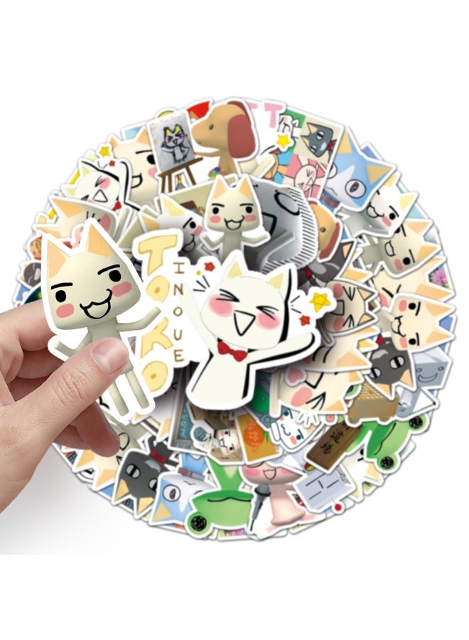 NIBEMINENT 50 Pcs Cartoon Doro Cat Deco Kit Waterproof Stickers, High Definition Printing Bright Colors, Suitable for Laptop Skateboard Luggage Water Bottle Guitar DIY - Image 3