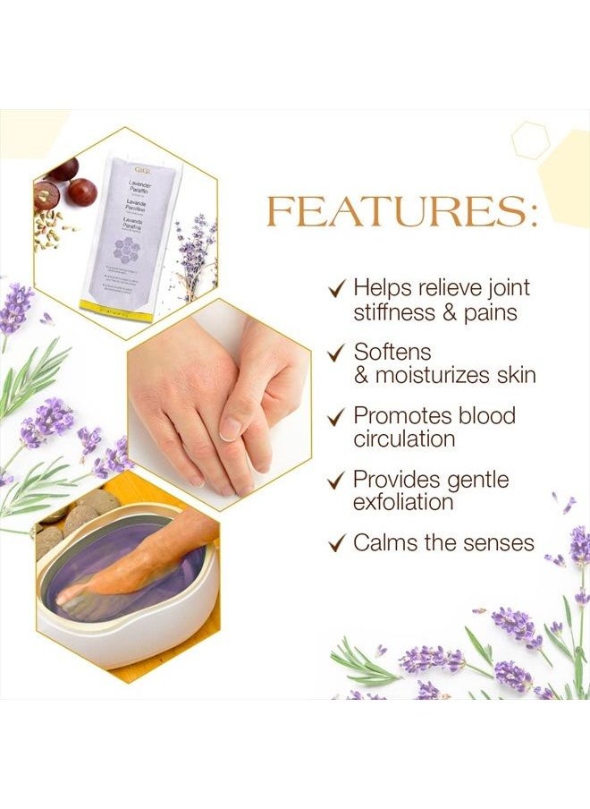 GiGi Lavender Paraffin Wax with Grape Seed Oil, 16 oz  - Image 4