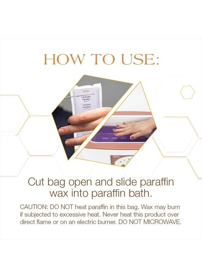 Lavender Paraffin Wax with Grape Seed Oil, 16 oz