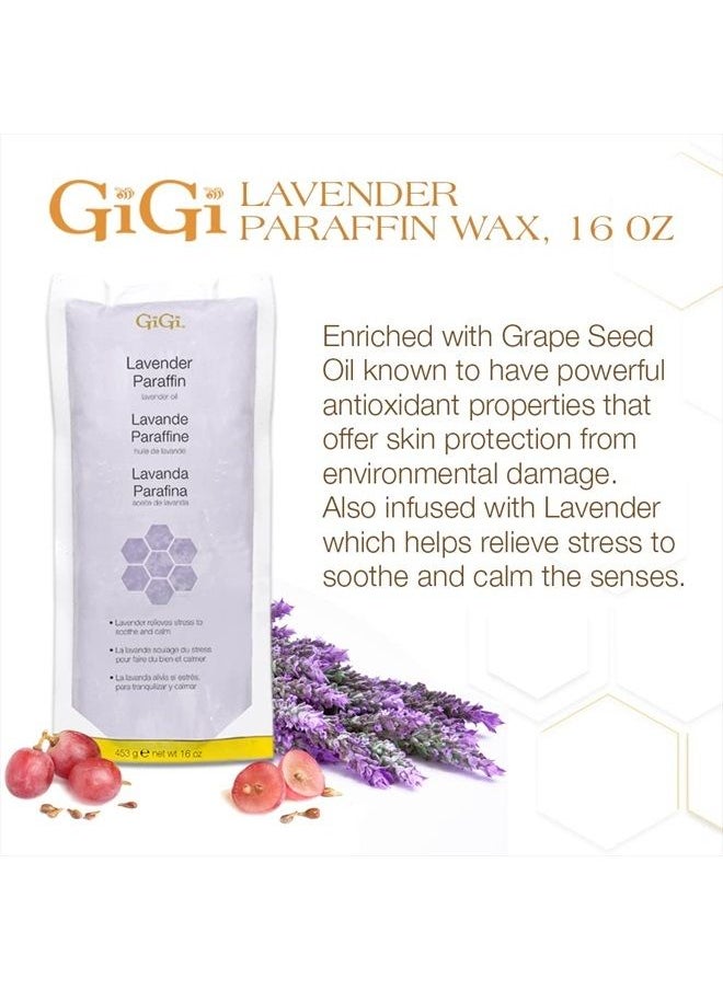 GiGi Lavender Paraffin Wax with Grape Seed Oil, 16 oz  - Image 2