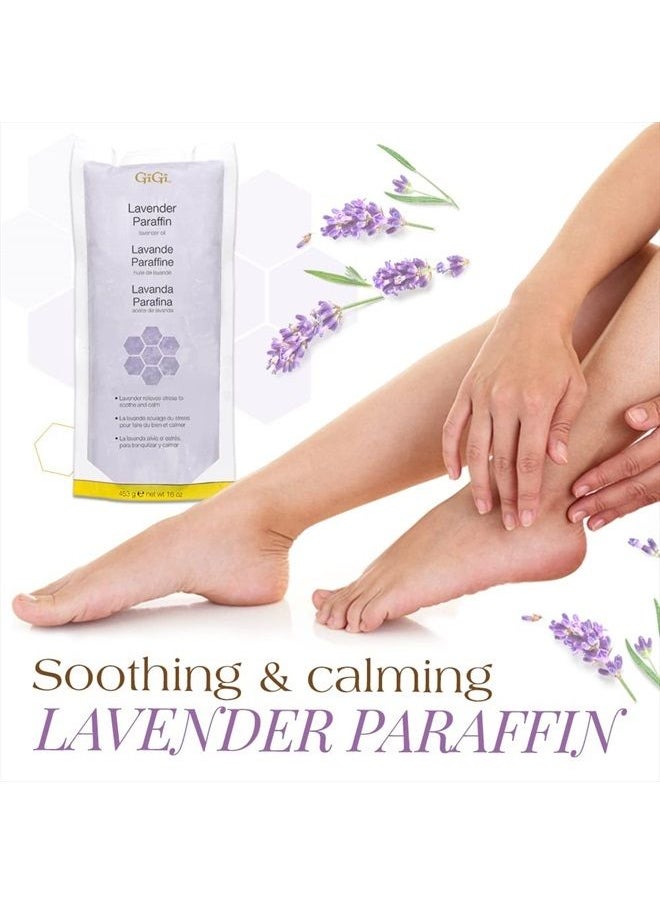 GiGi Lavender Paraffin Wax with Grape Seed Oil, 16 oz  - Image 3
