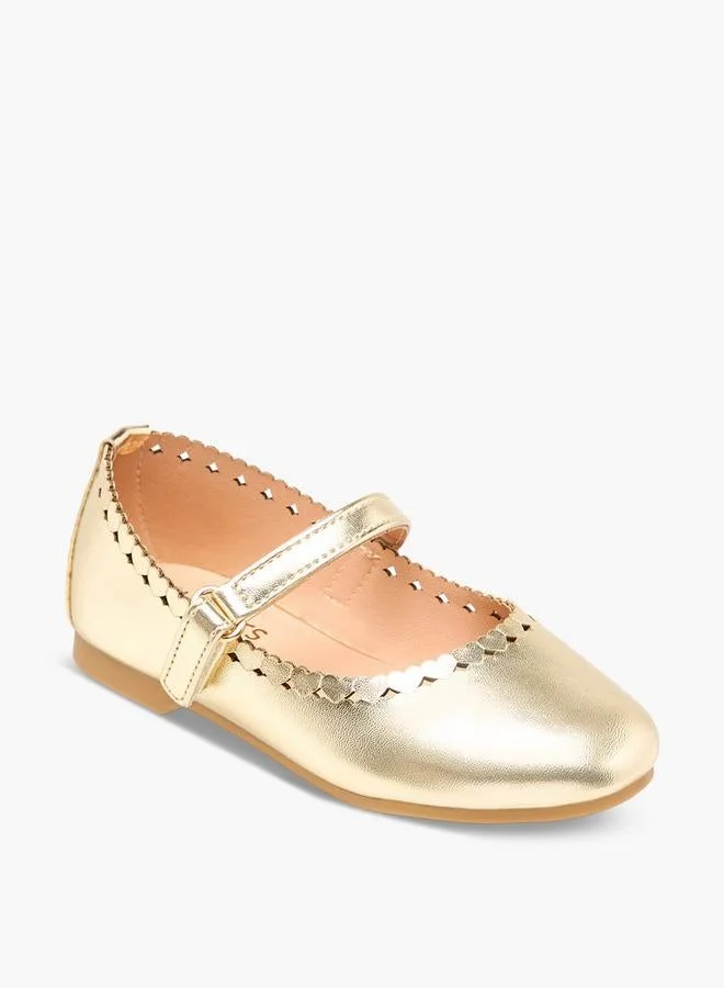 جونيورز Girls Hook & Loop Mary Jane Shoes