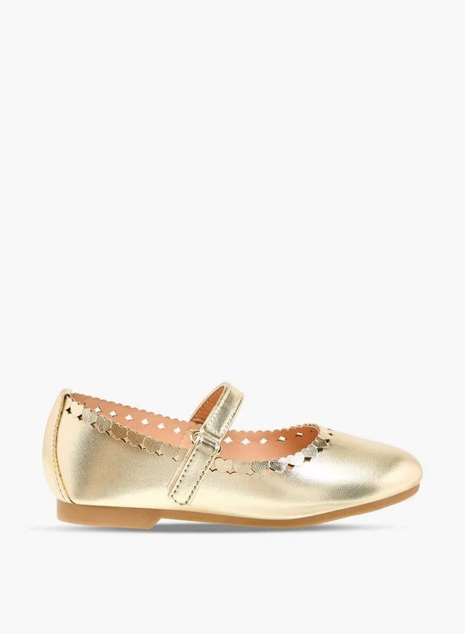 جونيورز Girls Hook & Loop Mary Jane Shoes