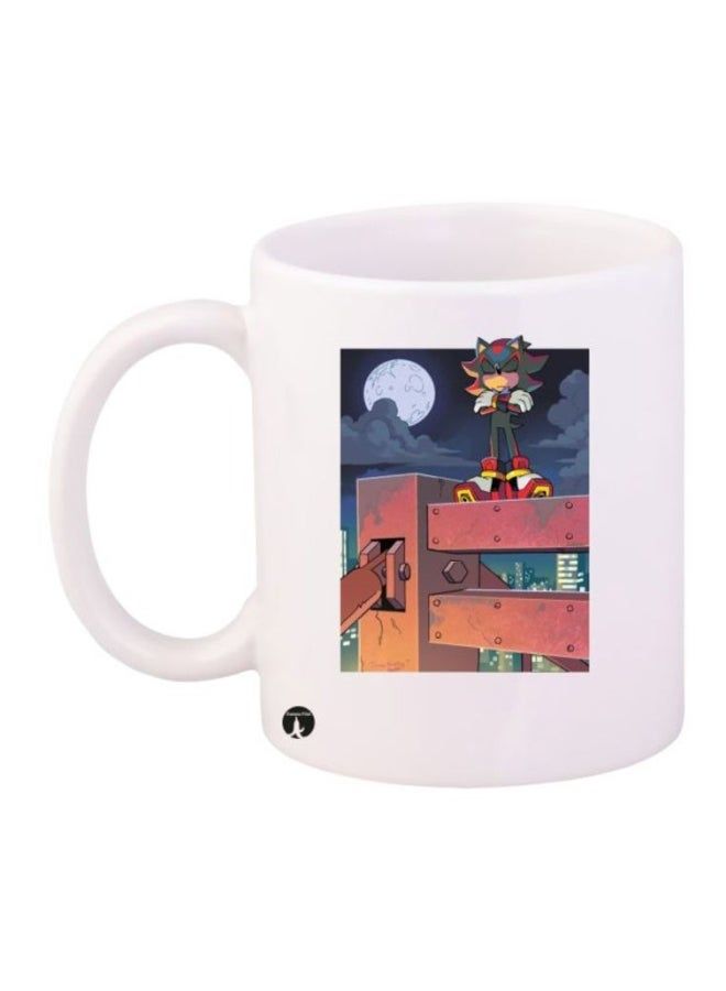 RKN Sonic Printed Mug White/Black/Red - Image 2