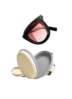 UV resistant folding Polarized Sunglasses (with glasses case)