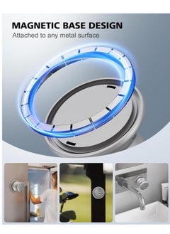 EWA EWA A117 Mini Portable Wireless Bluetooth Speaker with Magnetic Base, Powerful Sound, Easy to Attach to Metal Surface, [Compatible with Magsafe, iPhone's]  - Image 2