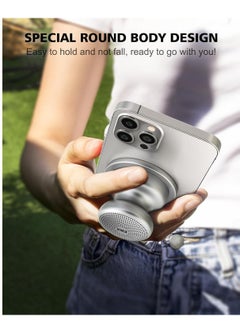 EWA EWA A117 Mini Portable Wireless Bluetooth Speaker with Magnetic Base, Powerful Sound, Easy to Attach to Metal Surface, [Compatible with Magsafe, iPhone's]  - Image 3