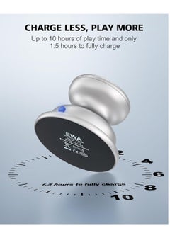 EWA EWA A117 Mini Portable Wireless Bluetooth Speaker with Magnetic Base, Powerful Sound, Easy to Attach to Metal Surface, [Compatible with Magsafe, iPhone's]  - Image 4