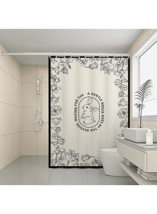 160 G/m?] Dream-seeking Flowering Period I-shower Curtain [limited Time Waterproof And Mildew Proof]]
