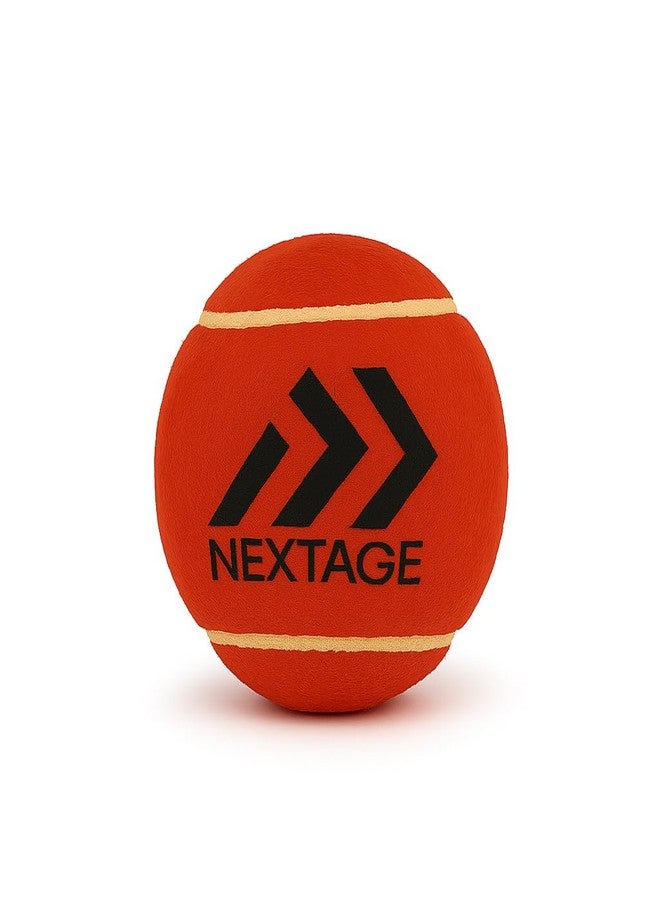 Nextage Cricket Tennis Ball | Red Hard Tennis Ball for Cricket Practice, High Bounce Durable Ball for Soft/Hard Ground - Pack of 1 - Image 1
