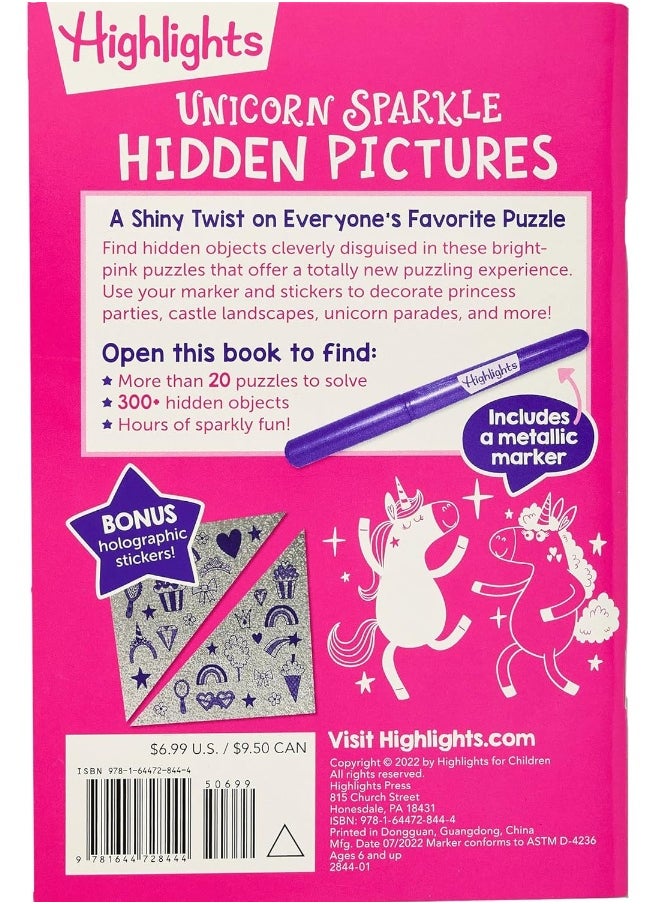 null - Unicorn Sparkle Hidden Pictures Puzzles - Image 1