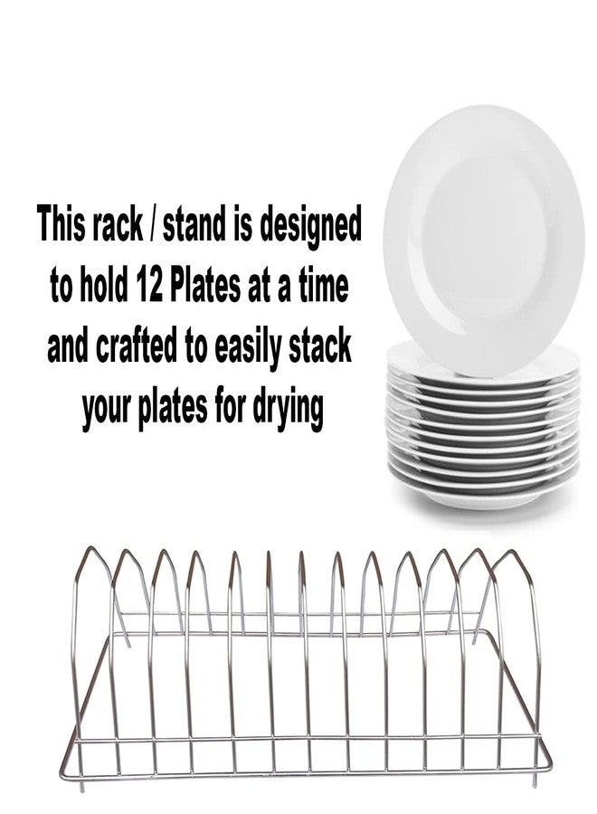 Oc9 Stainless Steel Plate Stand & Hook Rail & Wall Mounted Ladle Stand for Kitchen - Image 5
