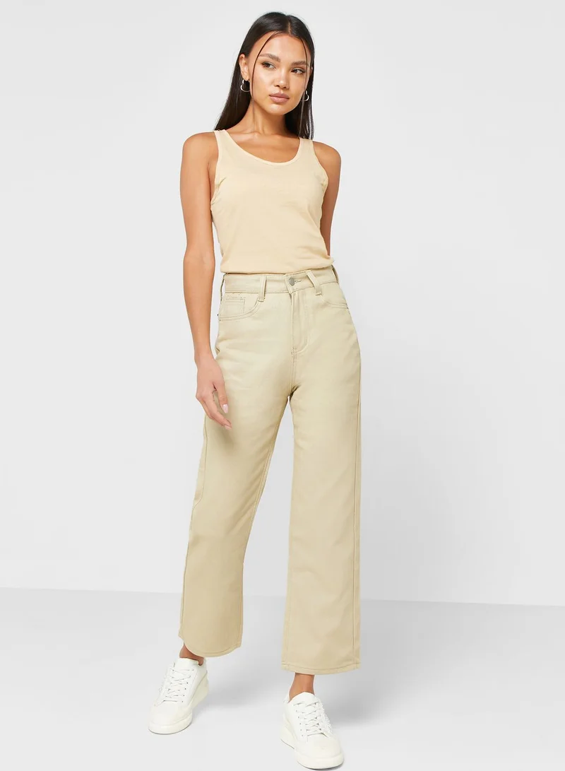 Ginger Straight Fit Colored Jeans